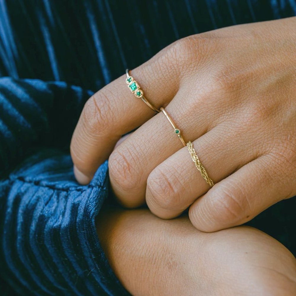 COPY - Gold chain ring
